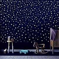 Vista 8 de Quanhaigou Calcomanías para pared de galaxia en color azul y morado, calcomanías removibles, el arte mágico en 3D de la Vía Láctea, estrellas