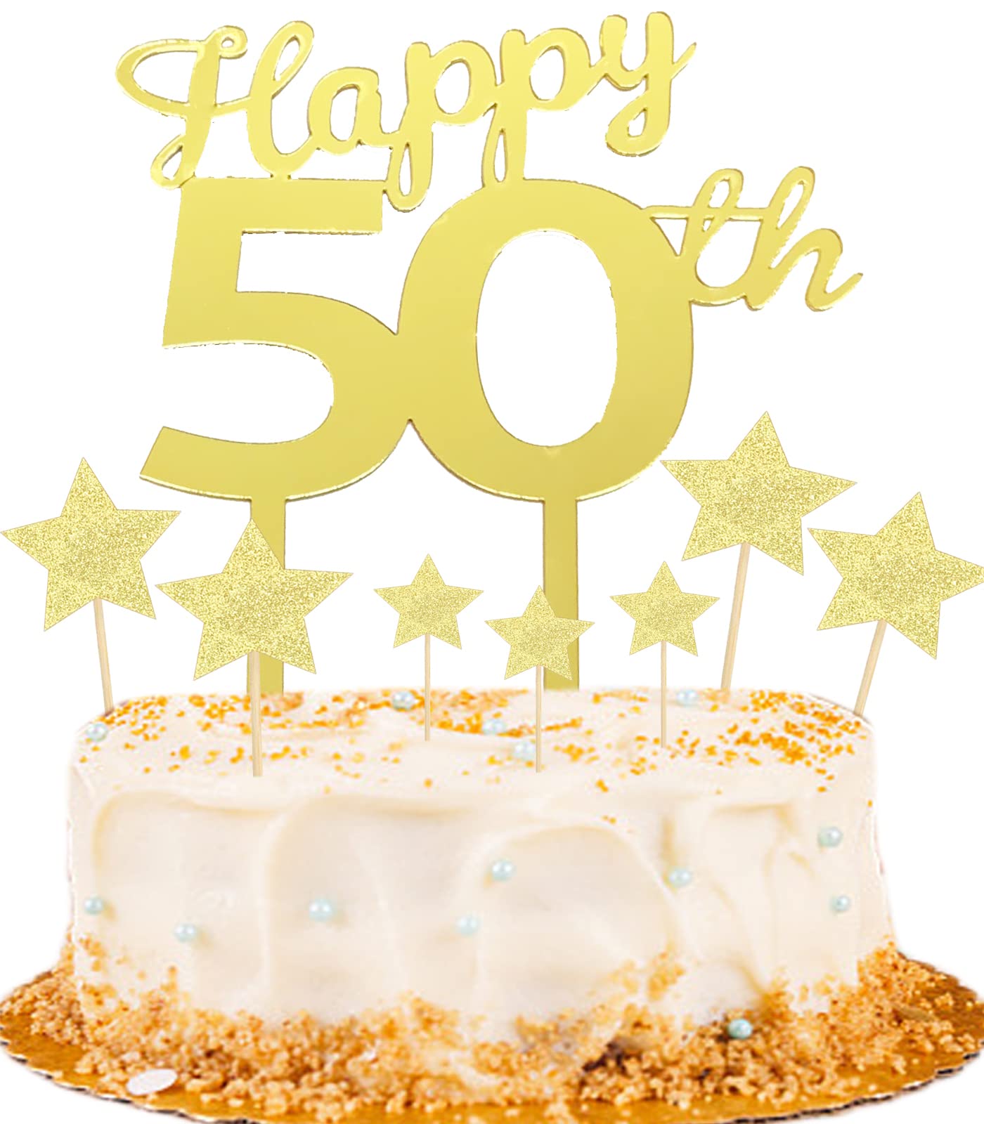 50th Birthday Decoration For Women, Rose Gold 50th Birthday Decorations, 50th...