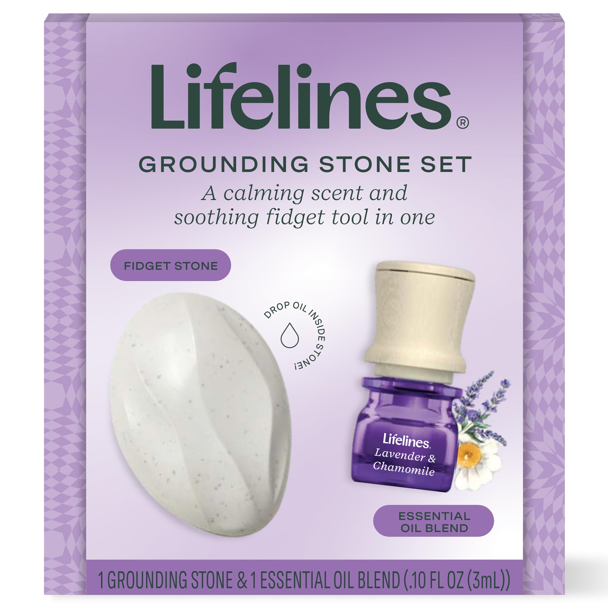 Lifelines Scent-Infused Grounding Stone & Oil Blend