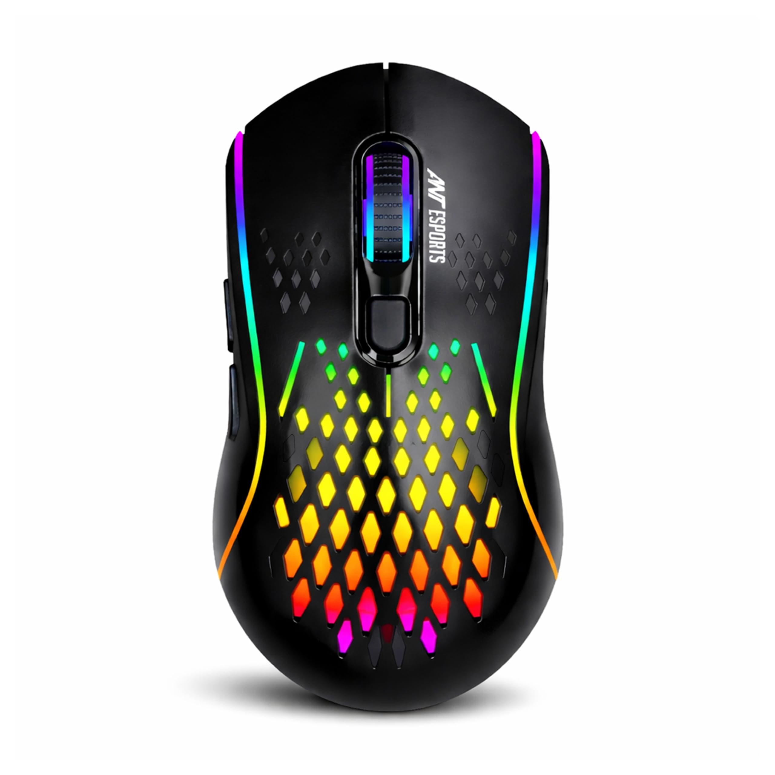 price history - Ant Esports GM700 Wireless Gaming Mouse |4800 DPI Adjustable Sensor |11 RGB LED Modes | Lightweight Honeycomb Design |2.4GHz Low Latency |Rechargeable Battery | Ergonomic Mouse for PC & Laptop | Black