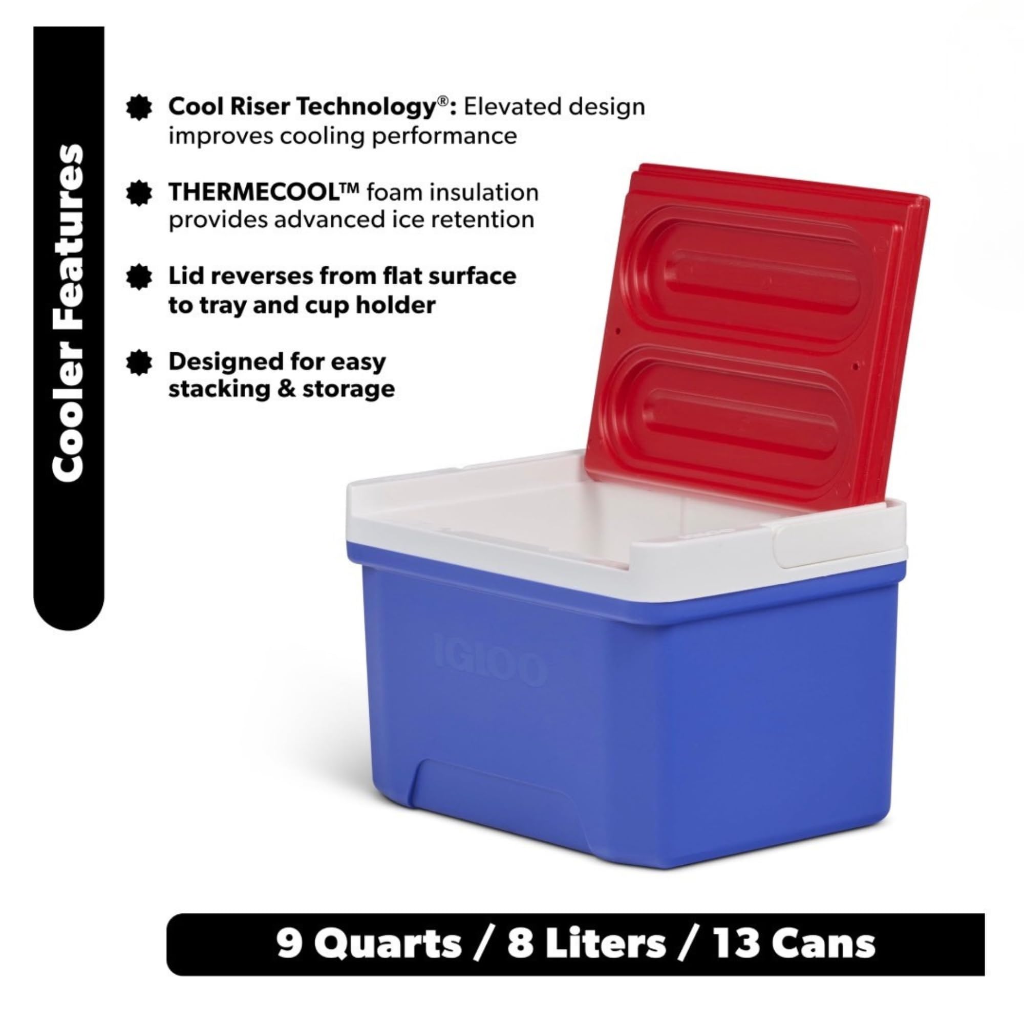 Amazon.com: Igloo Laguna 9 Personal Cooler, Majestic Blue | 9