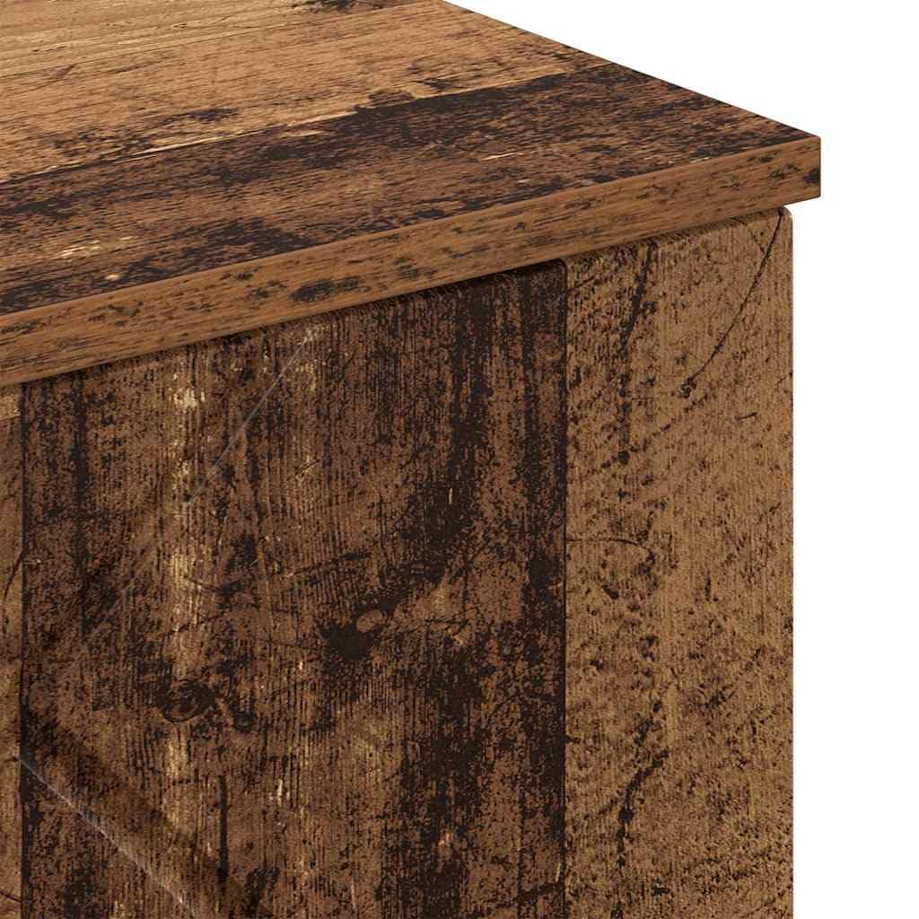 vidaXL Badezimmerschrank Altholz 30 x 31,5 x 61 cm