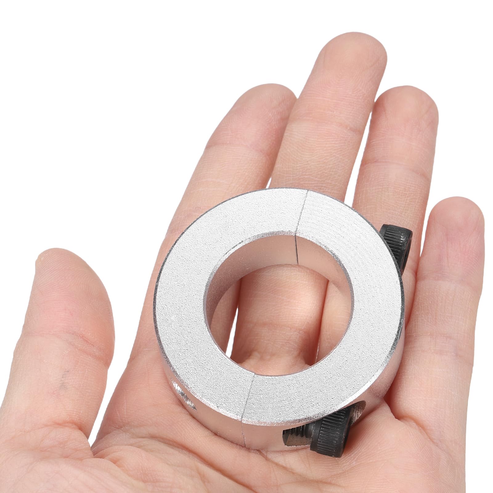 QUARKZMAN 4 Pezzi Collare A Doppia Divisione Per Albero, 28mm Diametro Interno Collare Di Bloccaggio A Due Pezzi 48mm Diametro Esterno 15mm Spessore, Con Vite Di Fissaggio Collare Diviso