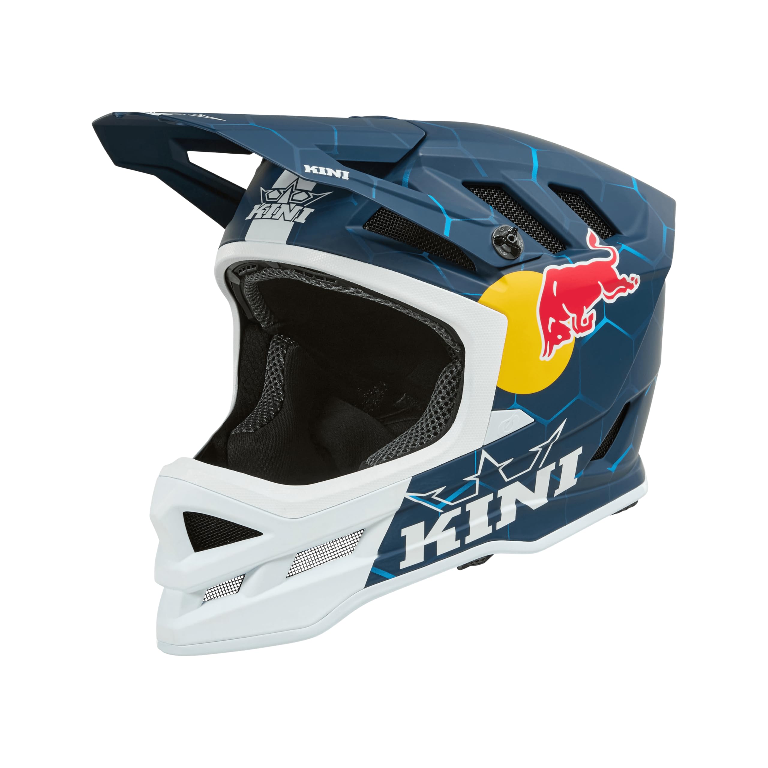 DHC Mountainbike Helm Kini Red Bull 1.0 blau/weiß L (59/60 cm) Sport & Freizeit