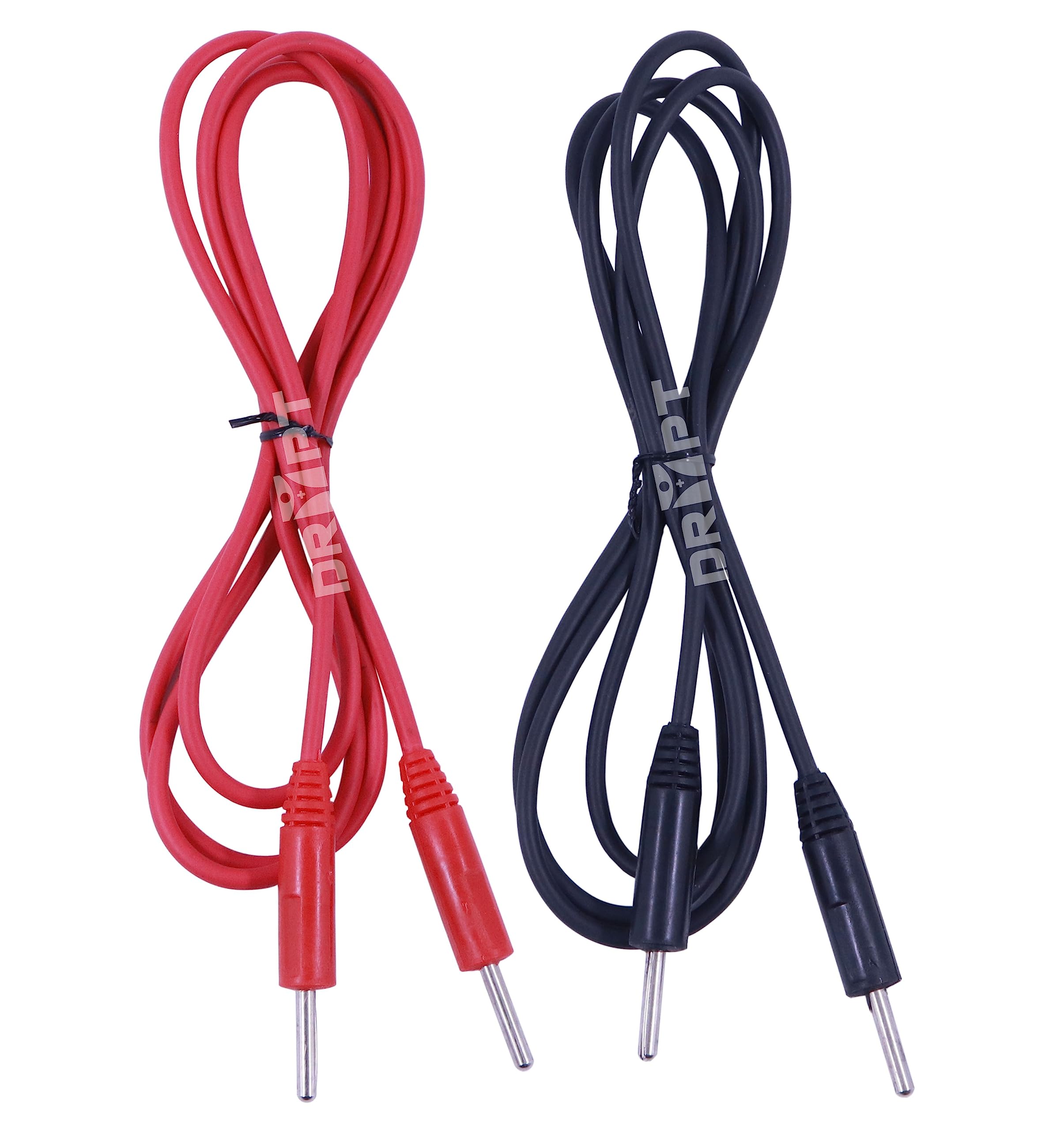 DR PT Physiotherapy Machine Accessories IFT Stimulator Device Usage Electrotherapy IFT Therapy Usage Wires & Pad (IFT Wire, Pack of 2)