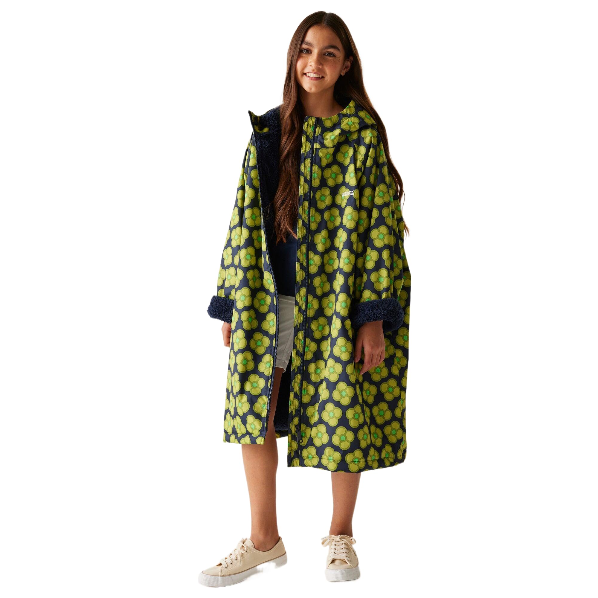 Regatta Orla Kiely Girls Changing Robe Waterproof