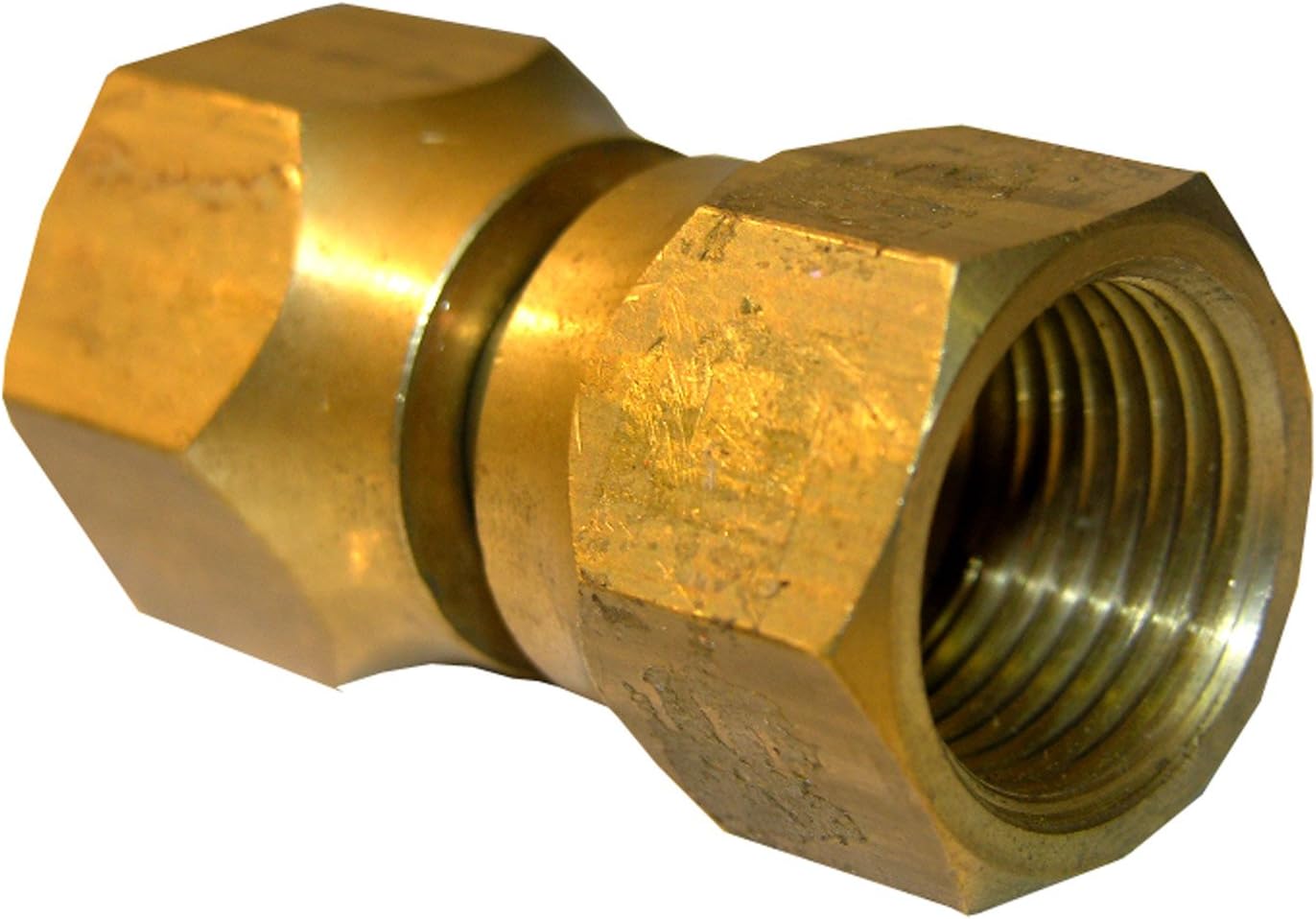 LASCO 17-5957 5/8-Inch Female Flare Swivel Brass Adapter