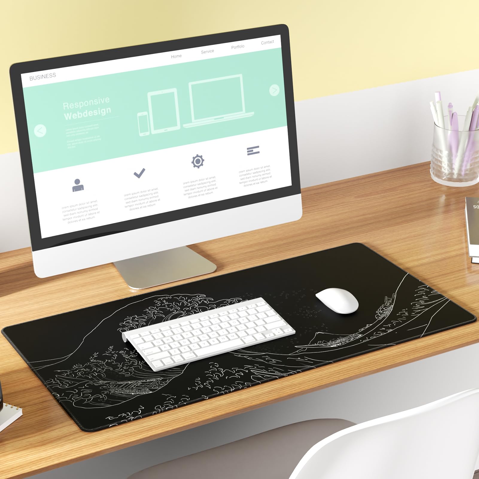 Amazon.com: KTRIO Large Gaming Mouse Pad, Desk Mat, 31.5 x 15.7 in