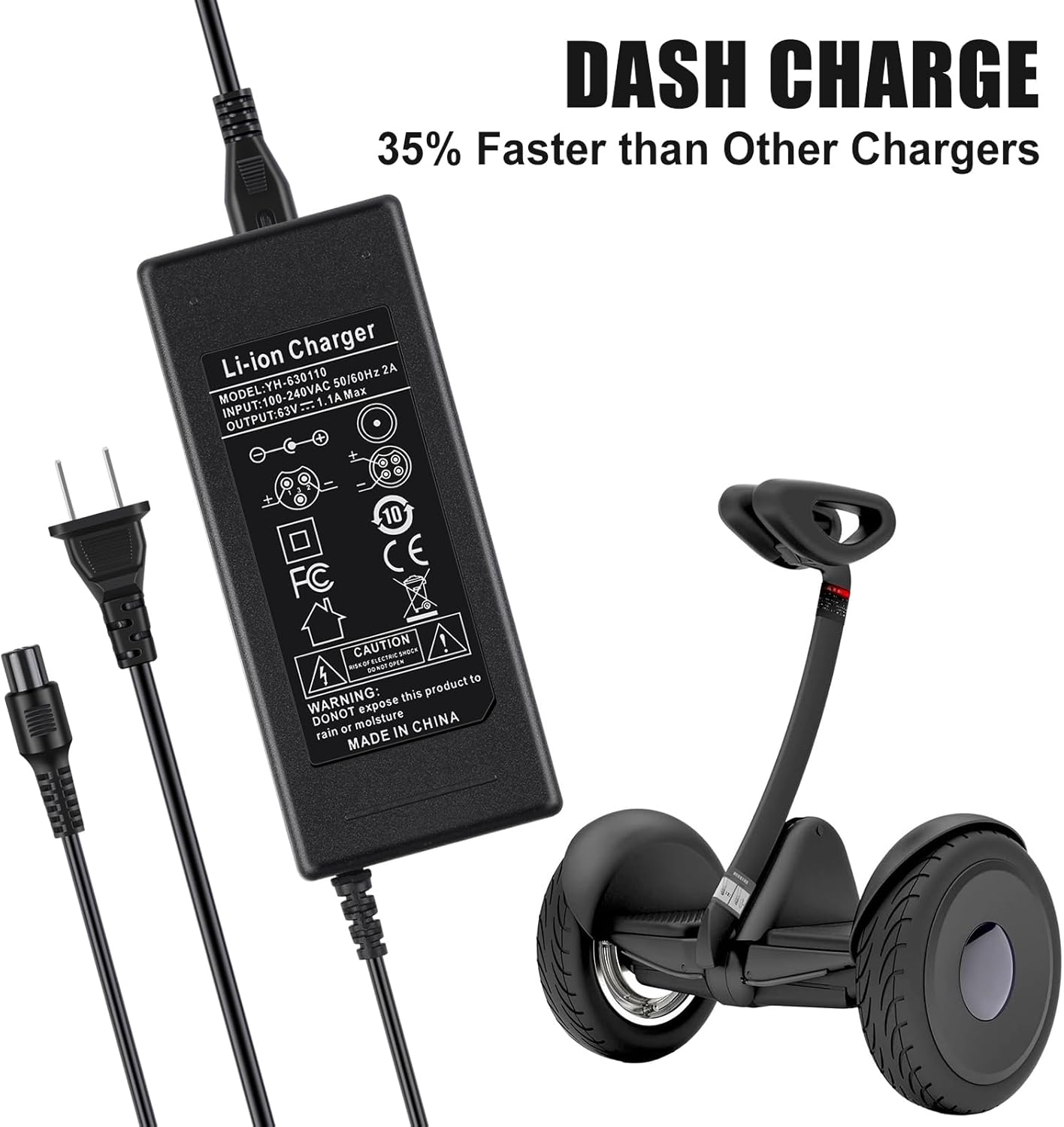 63V 4 CHARGER OF STHETS FOR NINEBOT S (not for S-Plus) / MINI PRO / MINI LITE / L8 / One A1 / UNO S2 / S-MAX, N3M240, GOKART KIT, GOKART PRO, 4 PIN adapt for the Ninebot Segway charger charger 8 71Jp5qu4jKL. AC SL1500