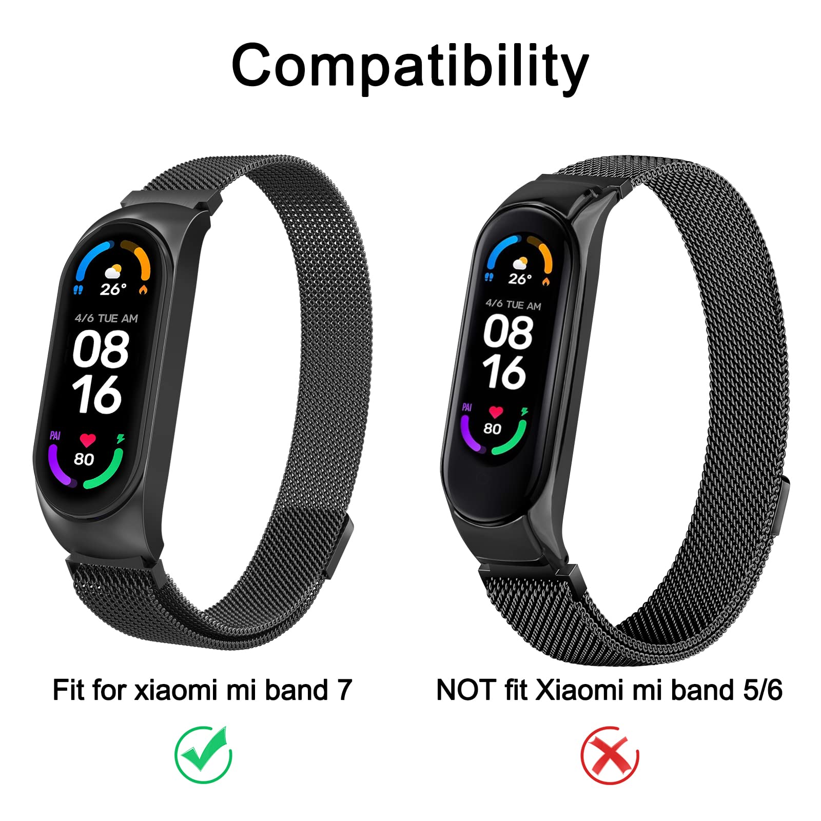 Amazfit Correa Acero Inoxidable Mi Band Xiaomi Smart Band Mercado