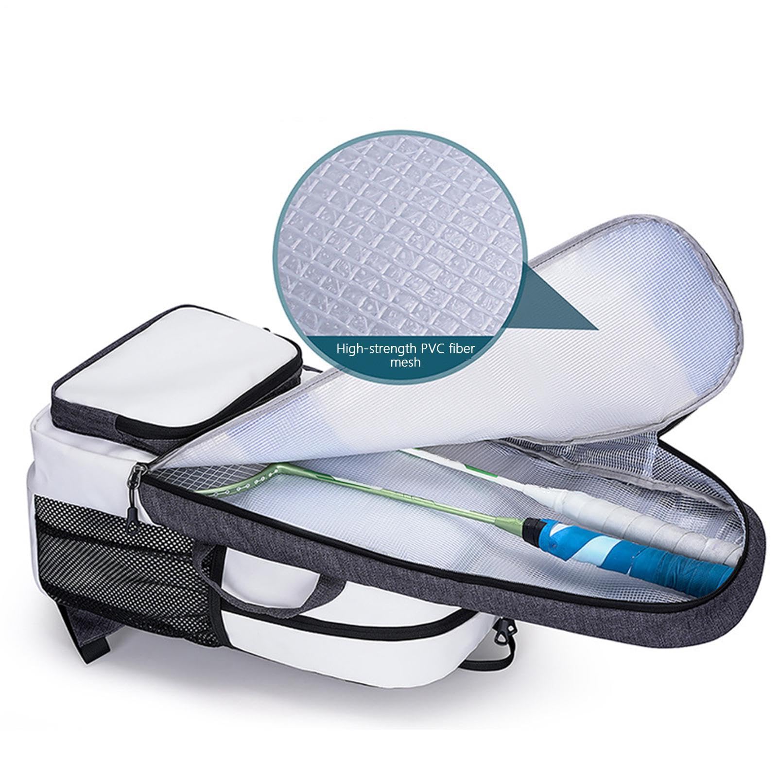 Borsa Per Racchette Da Tennis Borsone Organizer Porta Attrezzatura, Scarpe, | Zaino Palestra Sportivo per Pickleball, e Famiglia, Ragazzi, Ragazze, Donne e Uomini
