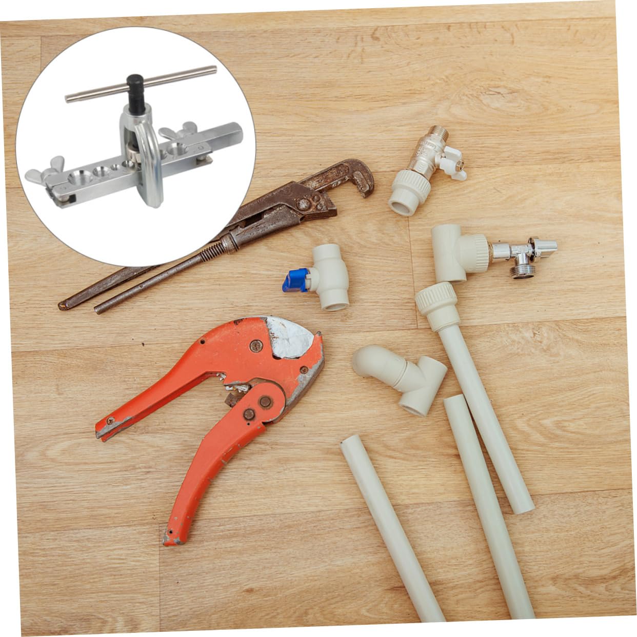 Expansor De Tuberías Herramienta Para Abocardar Líneas De Freno Kit De Herramientas De Abocardado Doble Expansora De Tubos Para Taller De Automoción