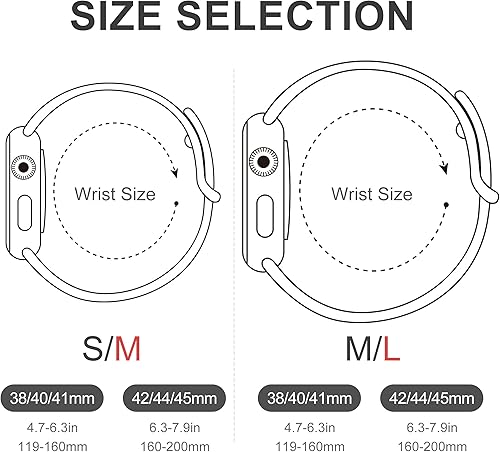 Miniatura 4 de Compatible for Scrunchie Apple Watch Band 38mm 41mm 42mm 40mm 44mm 45mm Cute Elastic Watch Bands Women Stretchy Bracelet Wristband Strap for iWatch