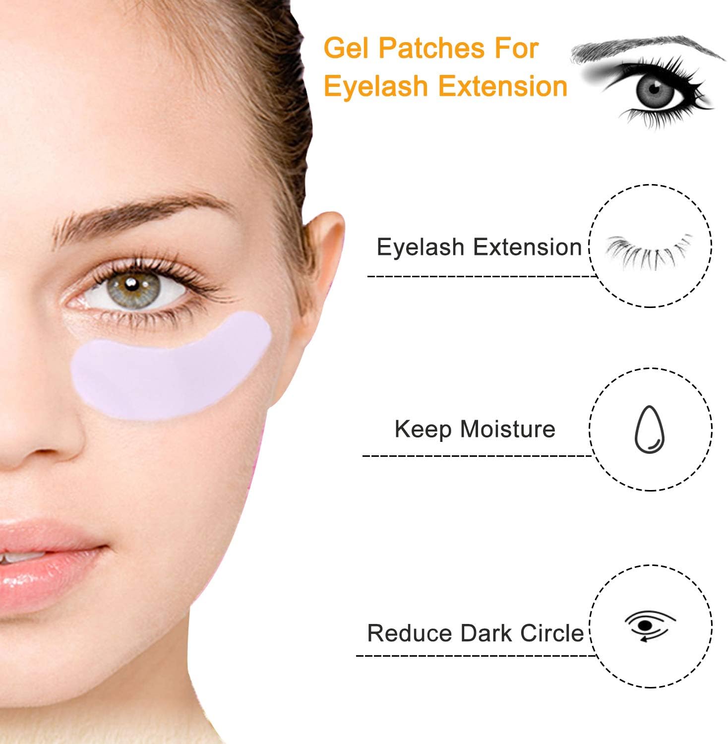 100 works Eye Gel Pads - Image 3