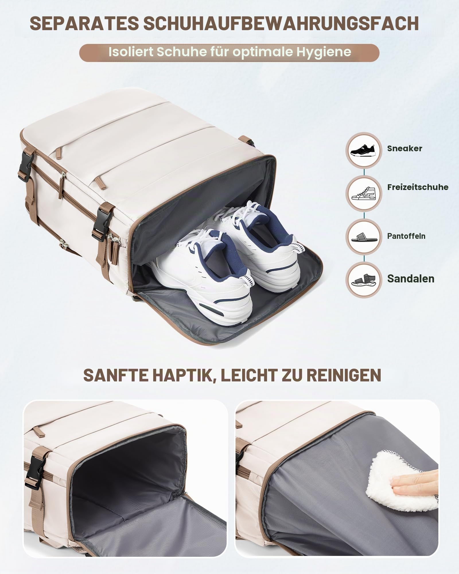 HPLQQ Handgepäck Rucksack 45x36x20 für Easyjet Reiserucksack Tagesrucksack