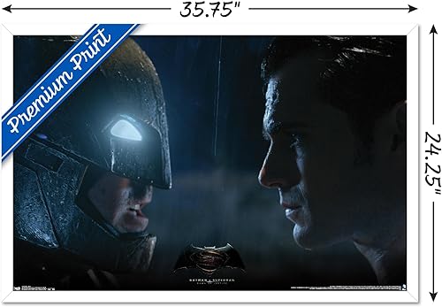 Miniatura 69 de Trends International DC Comics Movie - Póster de pared de Batman v Superman, 22.375 x 34 pulgadas, versión enmarcada en negro Versión con marco negro