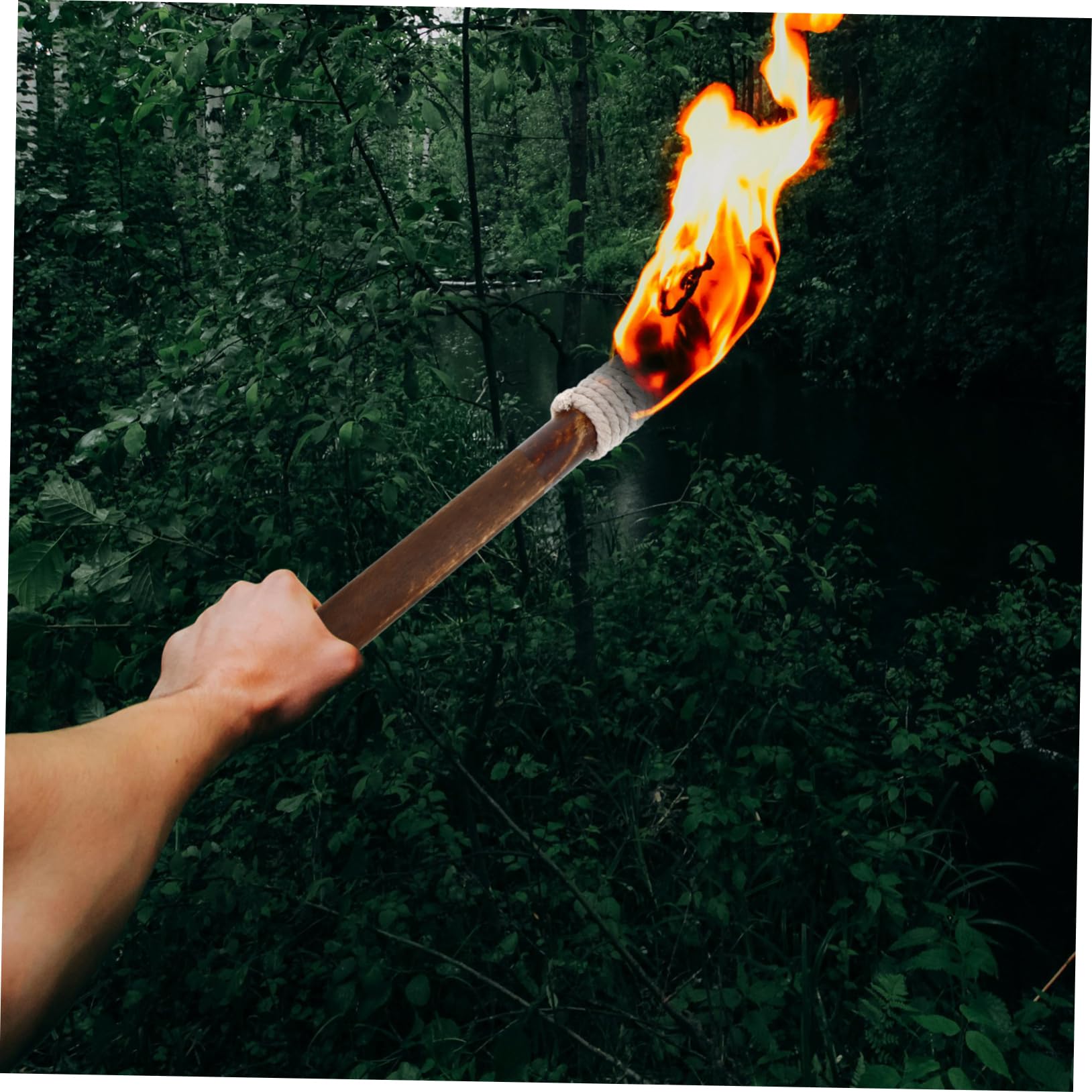 4-teiliges Lichterketten-set Für Den Außenbereich Weihnachts-rentier Solar-flackern Flammenmuster Gewebtes Holz Elegante Gartendekoration Kompaktes Material
