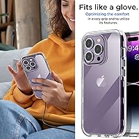 Vista 5 de AICase Funda transparente para iPhone 13 Pro Max (6.7 pulgadas), resistente protección contra caídas, cuerpo completo, a prueba de golpes, a prueba