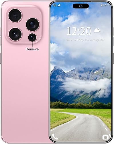 WWT I16PROMAX - Teléfono celular desbloqueado de 12 + 512 GB, pantalla HD de 6.99 pulgadas, batería Android 14, 7000 mAh, teléfono desbloqueado,