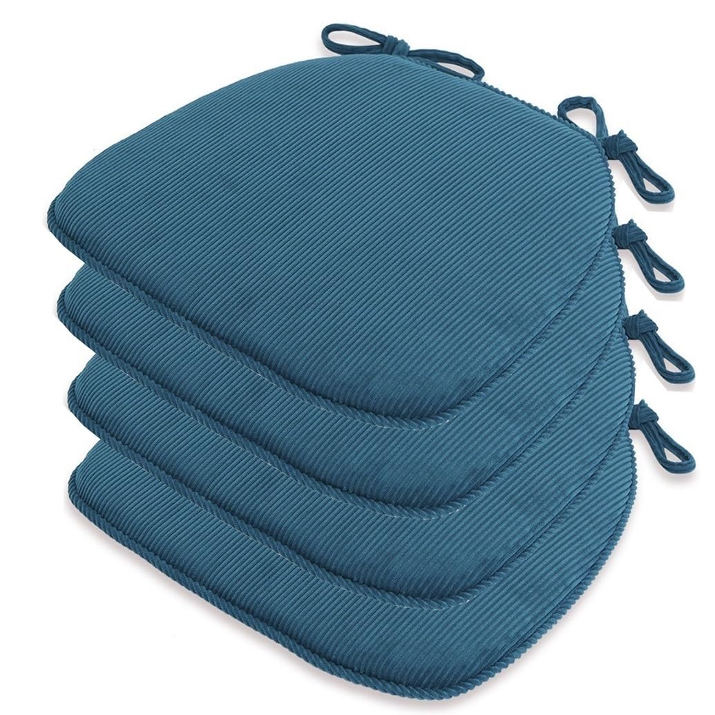 Cojines para sillas de cocina cómodos y lavables con diseño elegante en forma de U