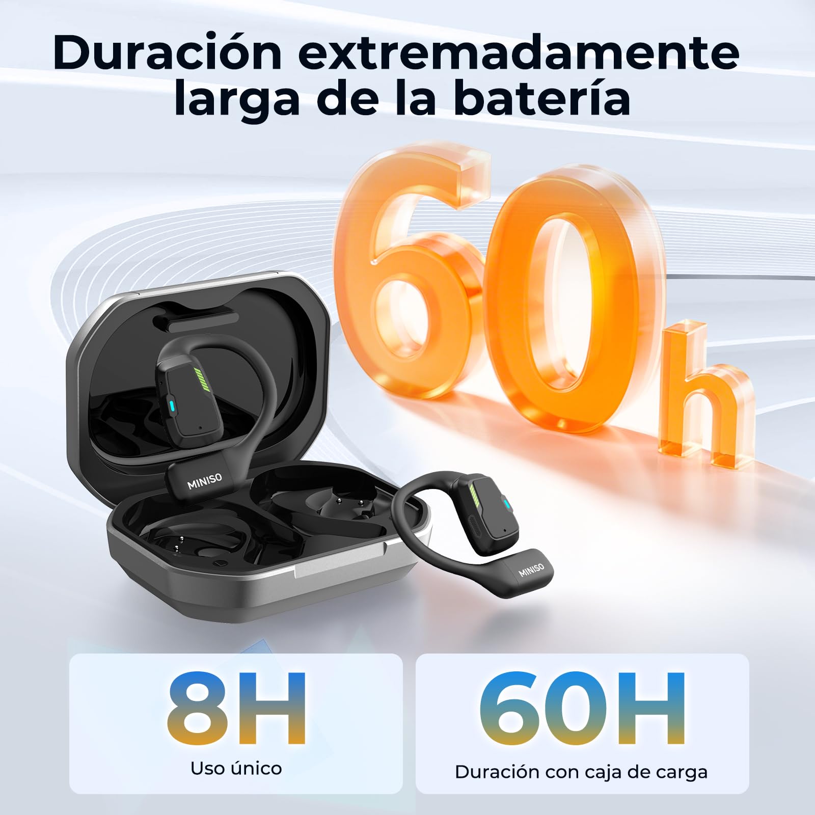 MINISO M98 Auriculares Traductor en Tiempo Real, 134 Idiomas Auriculares Traductores Simultaneos IA de voz, 3 en 1 Auriculares Traductor con pantalla táctil LCD para Negocios, Viajes y Estudio
