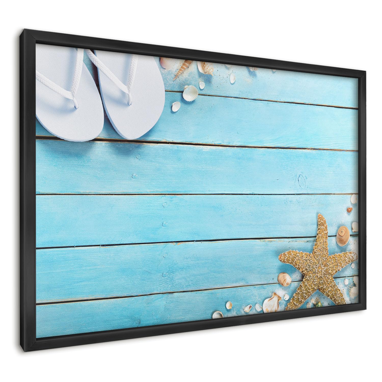 Panel Magnético Informativo 60x40 cm | Marco Negro | Descanso De Vacaciones | Montaje Fácil | Pizarra de Pared | Para Restaurante y Bar | Expositor para Menú, Ofertas del Día