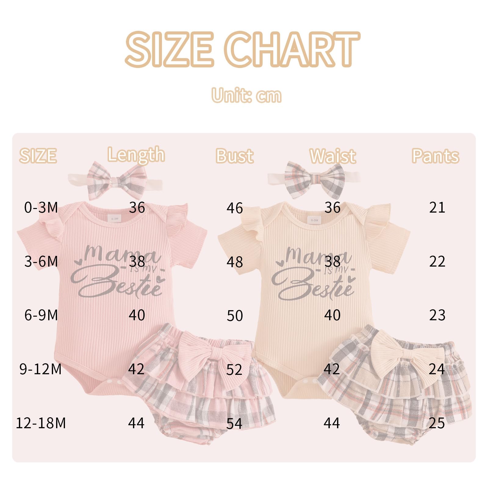 Conjunto Vestido para Niñas Recién Nacidas Top de Punto con Volantes de Sin Mangas + Bowknot Faldas + Diadema 3Pcs Elegante Ropa Trajes — view 7