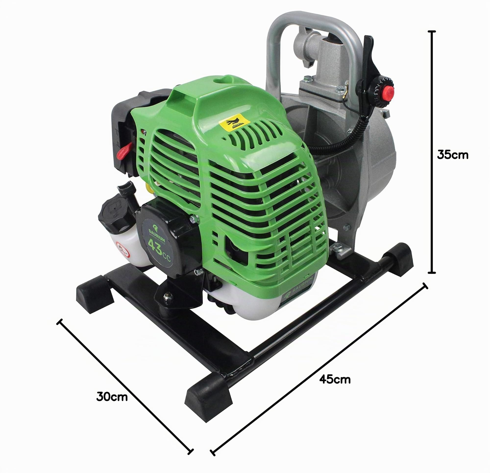 Motobomba 43CC, 1", 7000L/H - Saurium® | 48438