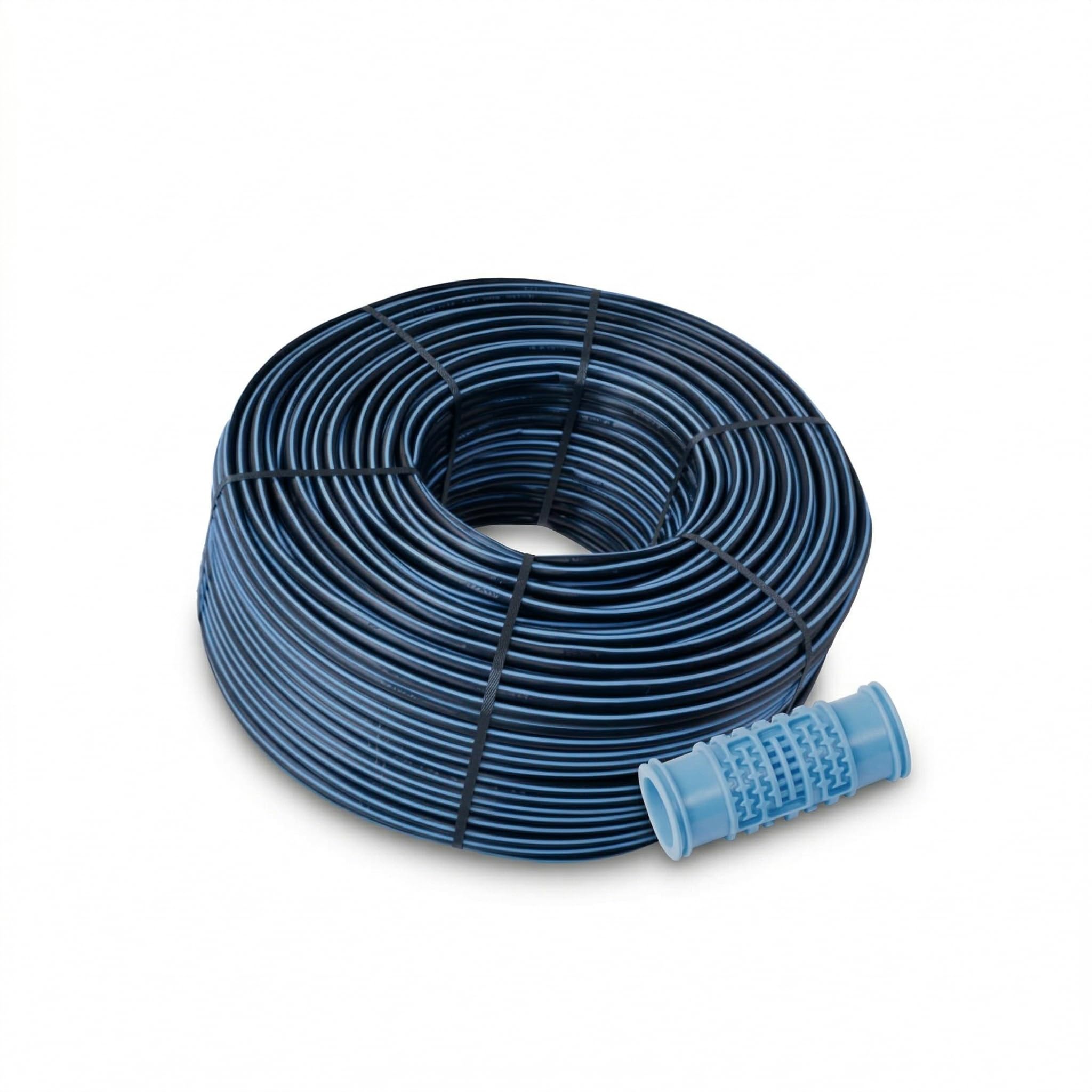 Gold-drip Tubo Ala Gocciolante Super, 300 Metri, Ø 20 mm, Passo 50 cm, Polietilene Blu/Nero, 4 l/h, Gocciolatoio Cilindrico a 3 Fori