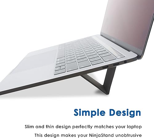 Miniatura 2 de NinjaStand - Soporte para portátil súper ligero, delgado y portátil para portátiles de 13 a 16 pulgadas