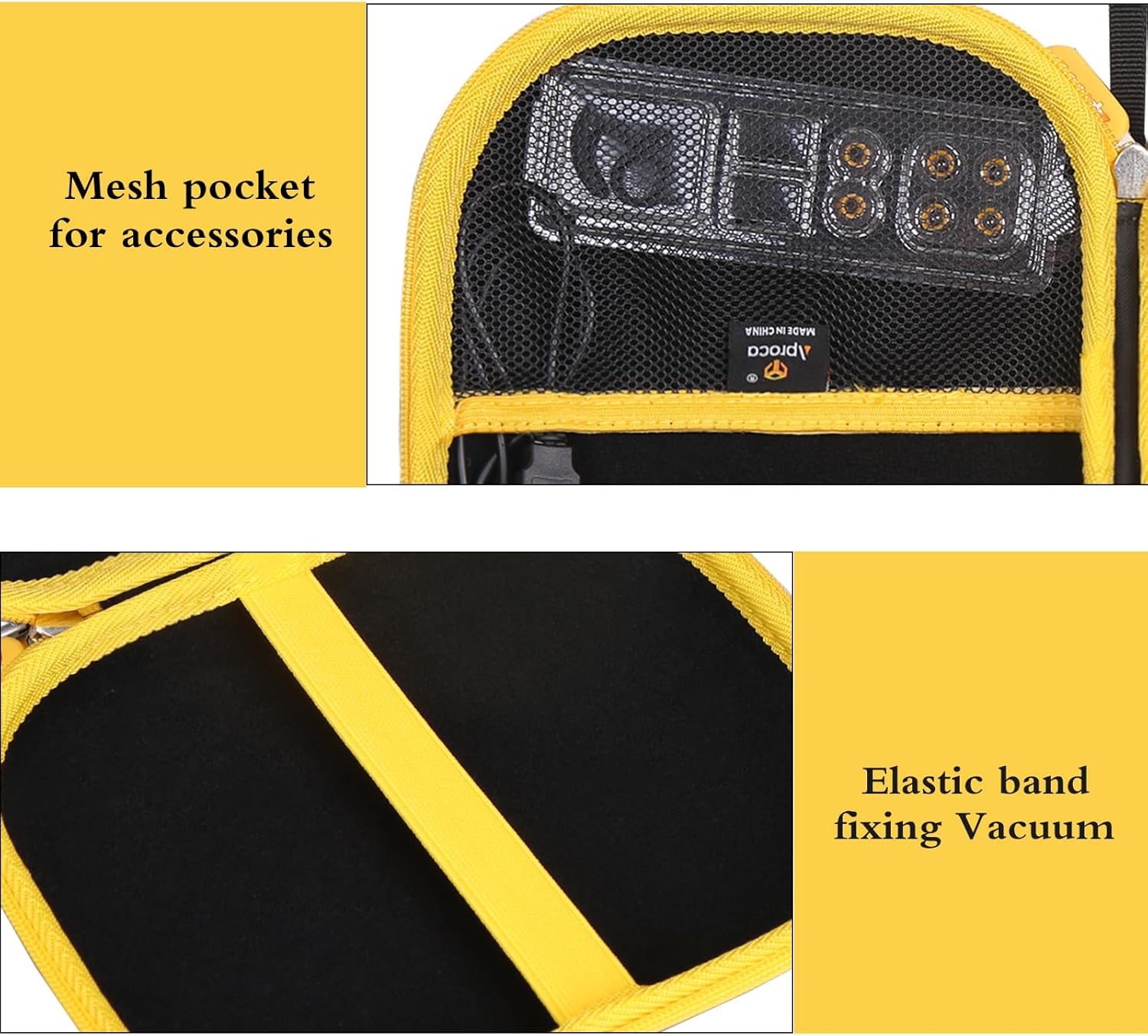 Aproca Case Compatible with DEWALT Heavy Duty Magnetic 2-in-1 Neckband Bluetooth Headphones, Portable Storage Bag for Accessories (Case Only) - Image 2