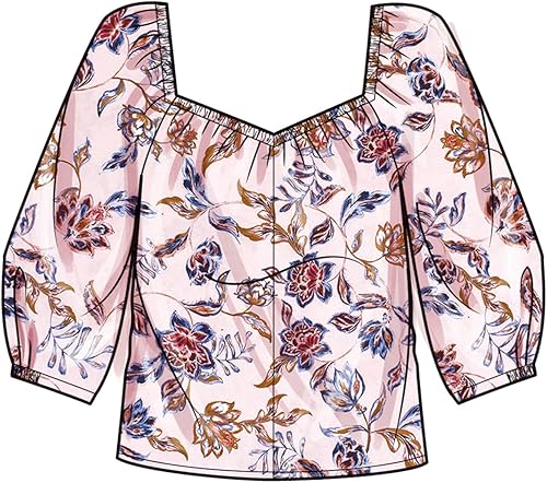 Miniatura 5 de Simplicity Misses TopChaleco Patrón De Costura, Multicolor 2 Piezas