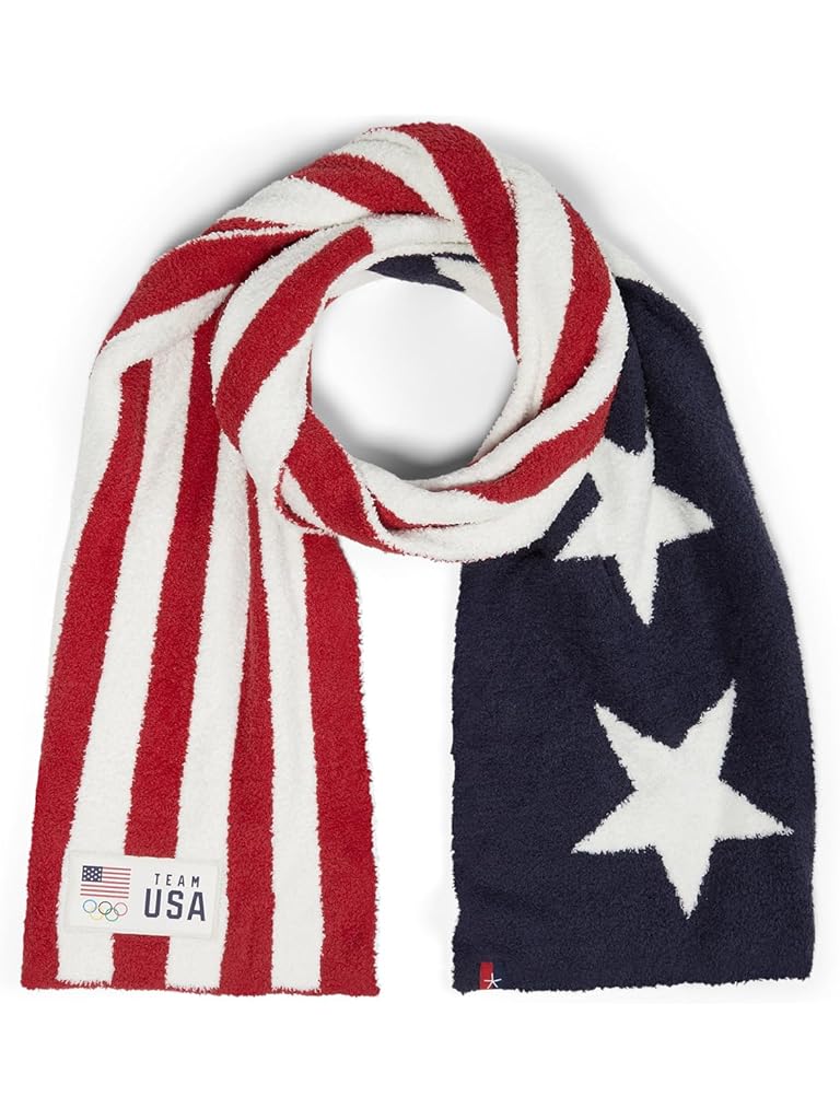 Multi Barefoot Dreams CozyChic® Team USA Stars and Stripes Scarf