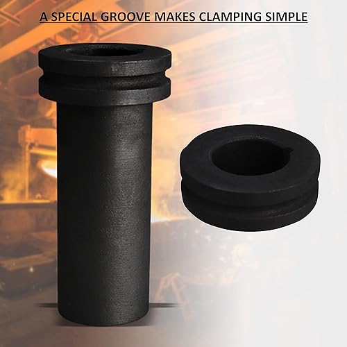 Miniatura 6 de Molde de fundición de 2.2lbs de arcilla de grafito para fundición de cruz, color dorado, plata, cobre, latón, aluminio, para fundición de chatarra