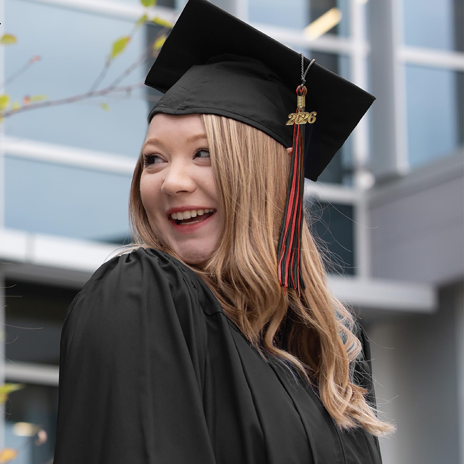 Endea Graduation Matte Adult Red Cap Endea Graduation Matte Adult Red Cap