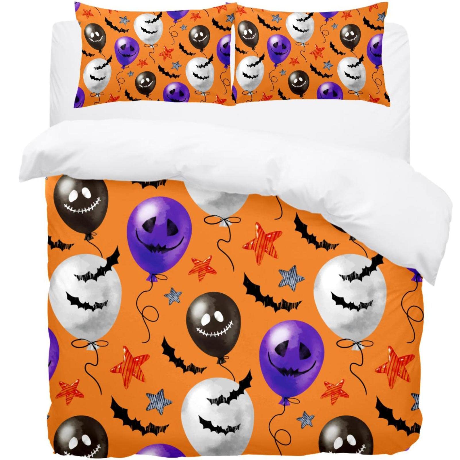 Parure de lit Halloween anti-stress housse de couette douce