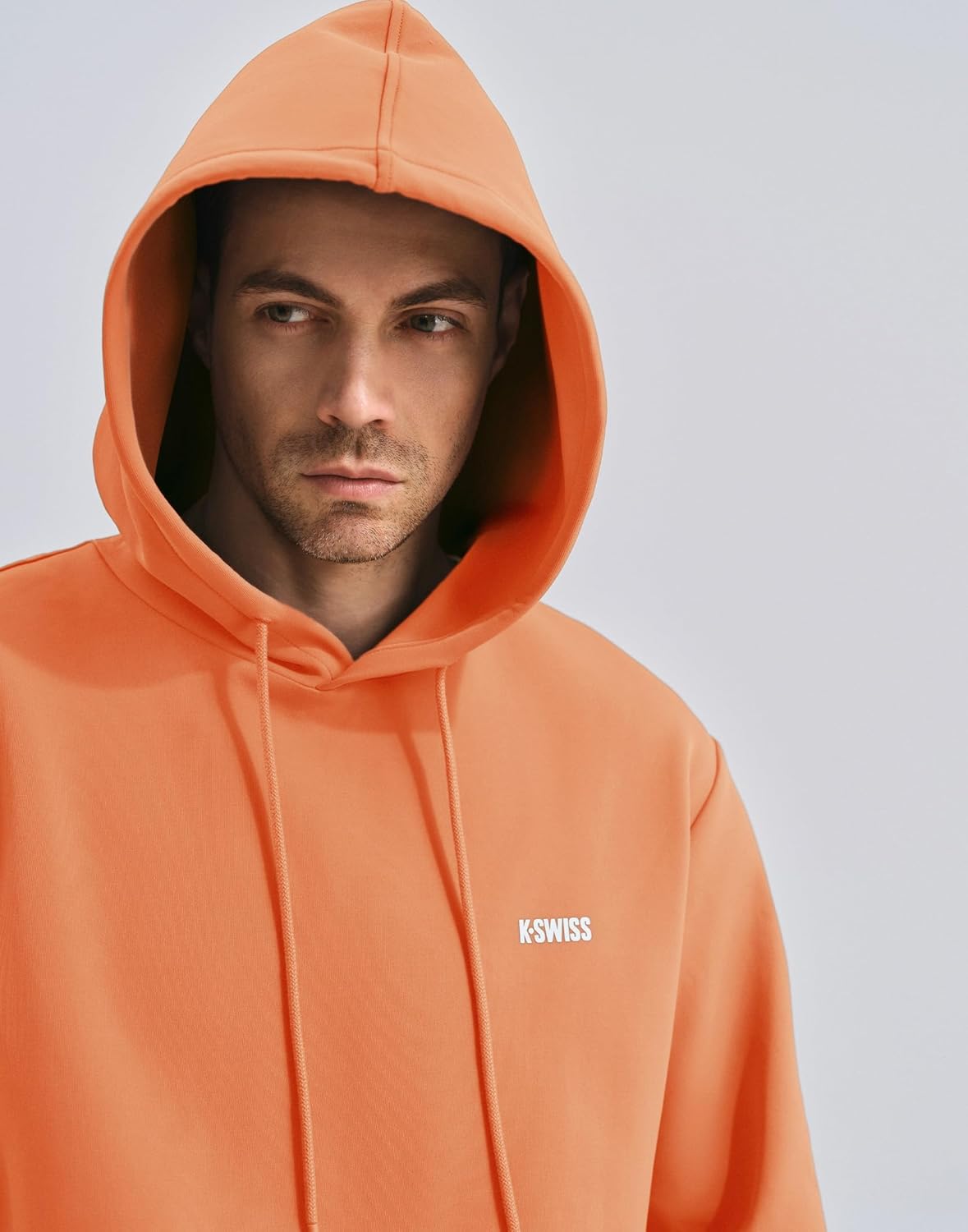 K-Swiss Men's Hoodies - Pullover Long Sleeve Sweatshirt Casual Club Hooded for Gym Workout - Image 4