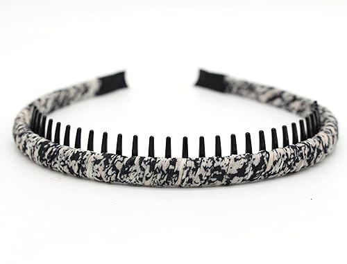 Vista 81 de Diademas negras de moda para mujer, accesorios para el cabello, bandas para la cabeza para el cabello corto, bandas antideslizantes para el cabello