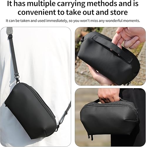 Miniatura 6 de Funda de transporte impermeable para DJI Osmo Pocket 3, bolsa de transporte de almacenamiento portátil, bolsa portátil multifunción de gran