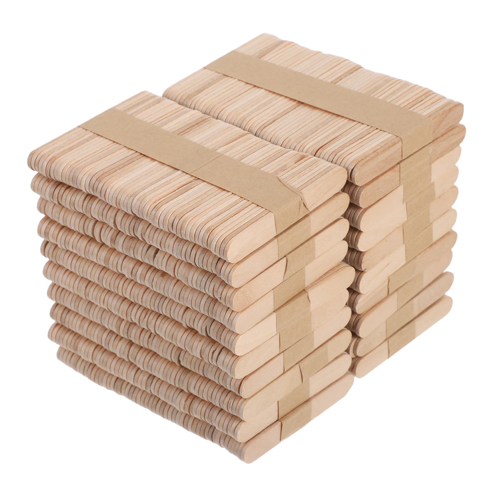 PLAFOPE 1000 Piezas Unidades Palitos de Madera Natural para Manualidades DIY Palitos para Helados Resistentes y Reutilizables para Proyectos Escolares Etiquetas Plantas y Decoración Fiesta