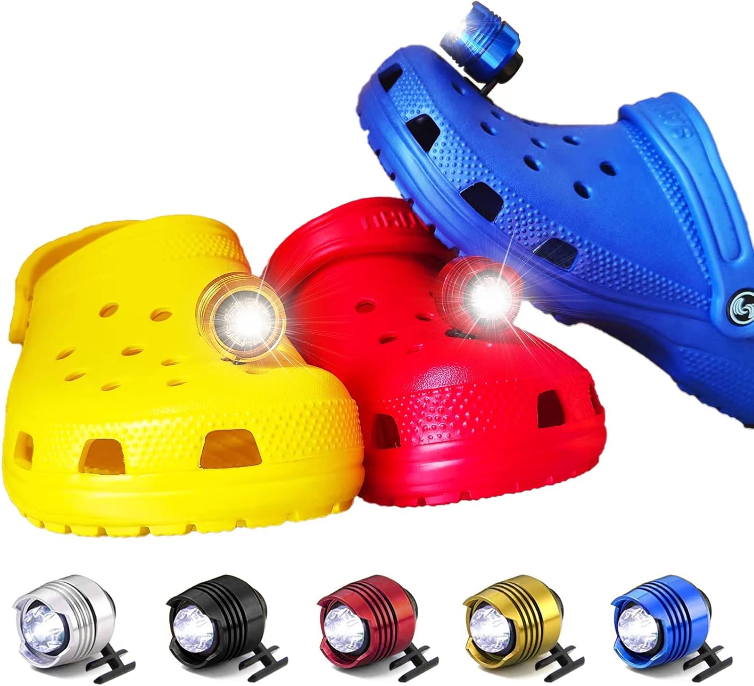 2 Pcs LED Shoe Lights with 3 Light Modes, Waterproof IPX5, Aluminum Alloy Construction, Perfect for Night Running, Walking, Hiking and Camping Gear Essentials 2 Pcs LED Shoe Lights with 3 Light Modes, Waterproof IPX5, Aluminum Alloy Construction, Perfect for Night Running, Walking, Hiking and Camping Gear Essentials