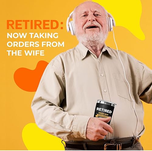 Miniatura 5 de sourbear Regalos de jubilación para hombres  Jubilado bajo nueva administración ver esposa para más detalles, decoraciones de fiesta de jubilación