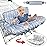 Shopping Cart Cover for Baby Grocery Cart Cover for Baby boy and Baby Girl, High Chair Cover for Baby and Toddler, Baby Registry Gift - Waterproof - Extra Large - Cotton - Double Sided (Grey)