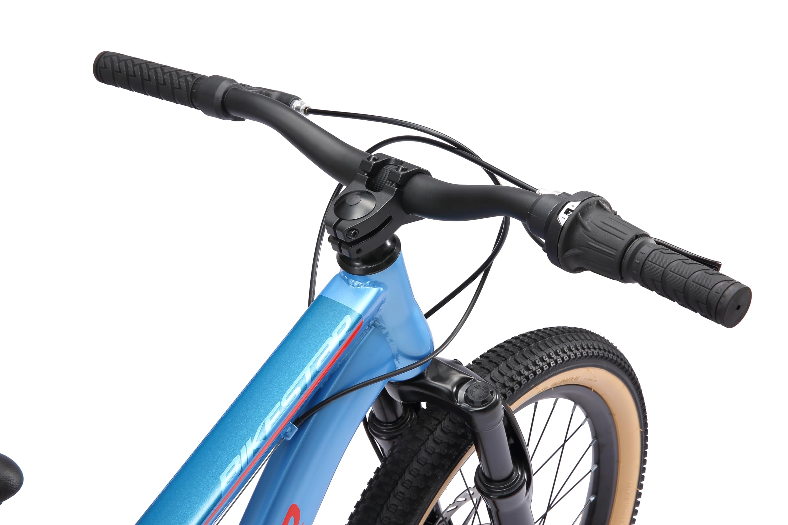 BIKESTAR MTB Mountain Bike 20" Alluminio per Bambini 6-9 Anni | Bicicletta Telaio Pollici 11 velocità Shimano, Hardtail, Freni a Disco, sospensioni