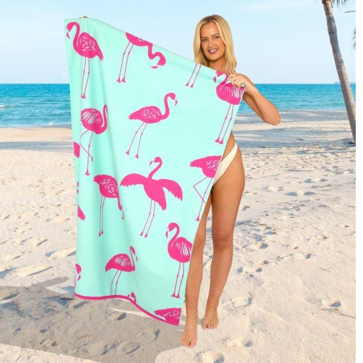 GC GAVENO CAVAILIA Extra Large Beach Towel for Adults - Quick Dry Microfibre Printed Beach Towels - Super Absorbent Beach Towel for Swim (180 x 100 cm) - (1 Piece) Soft, Sand Free,Lightweight - Multi — view 18