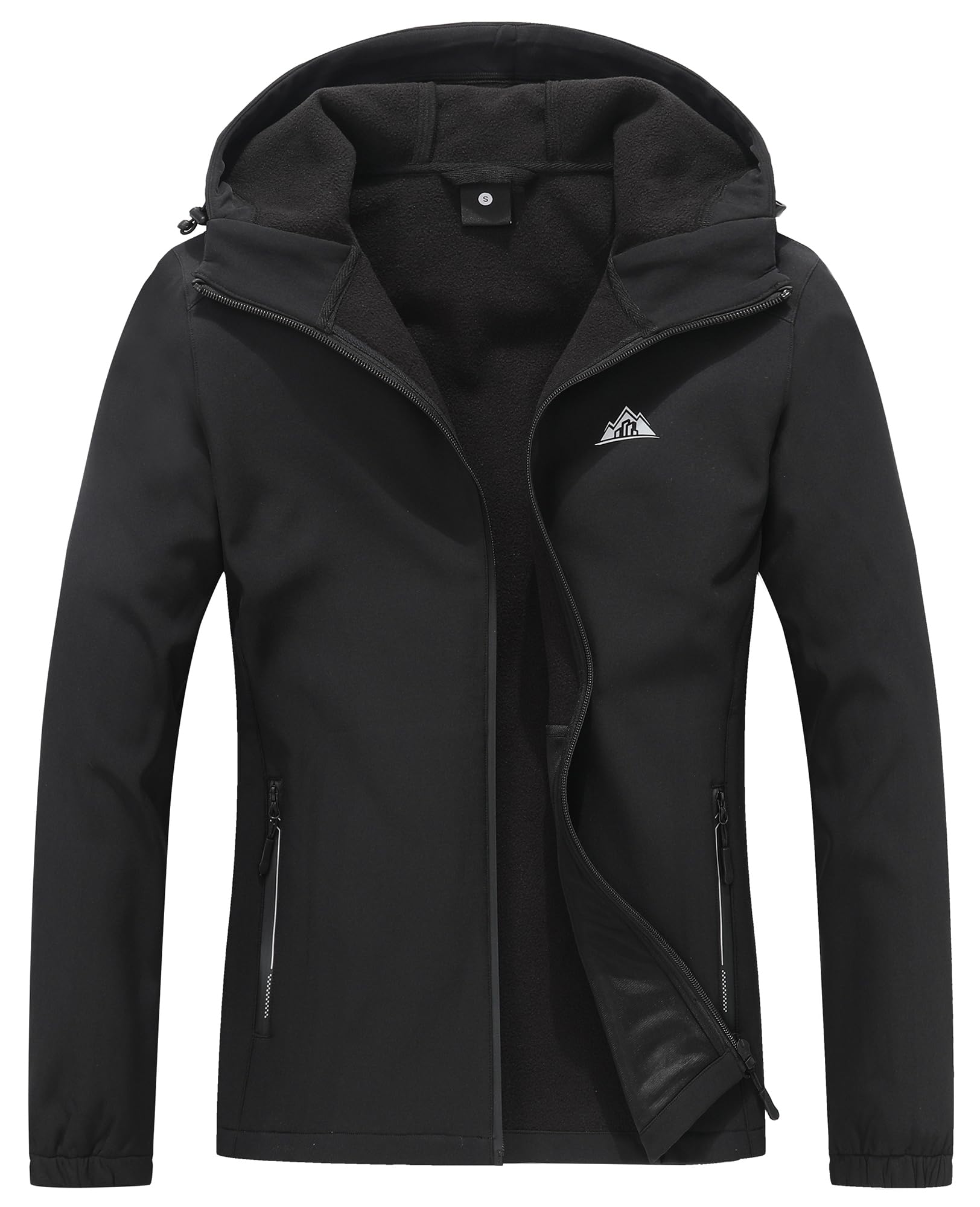 MOERDENG Women's Waterproof Softshell Jacket
