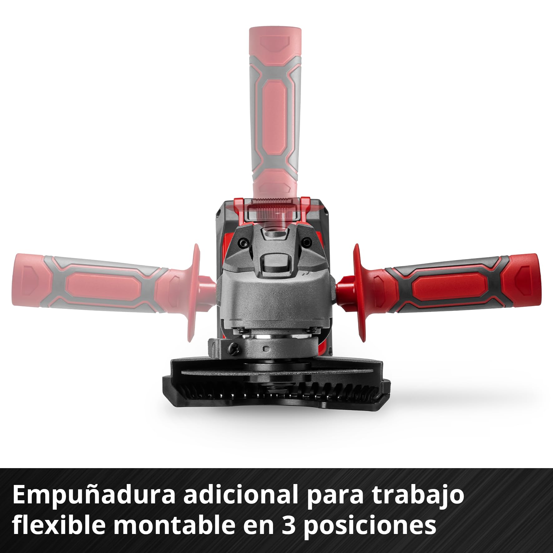 Einhell Amoladora angular con batería TC-AG 18/115 Li-Solo Power X-Change (18 V, 115 mm diámetro de disco, 28 mm profundidad de corte, arranquue suave, sin disco, sin batería) | PXC | 18 V | Ø 115 mm | Profundidad de corte 28 mm | Arranque progresivo | Si