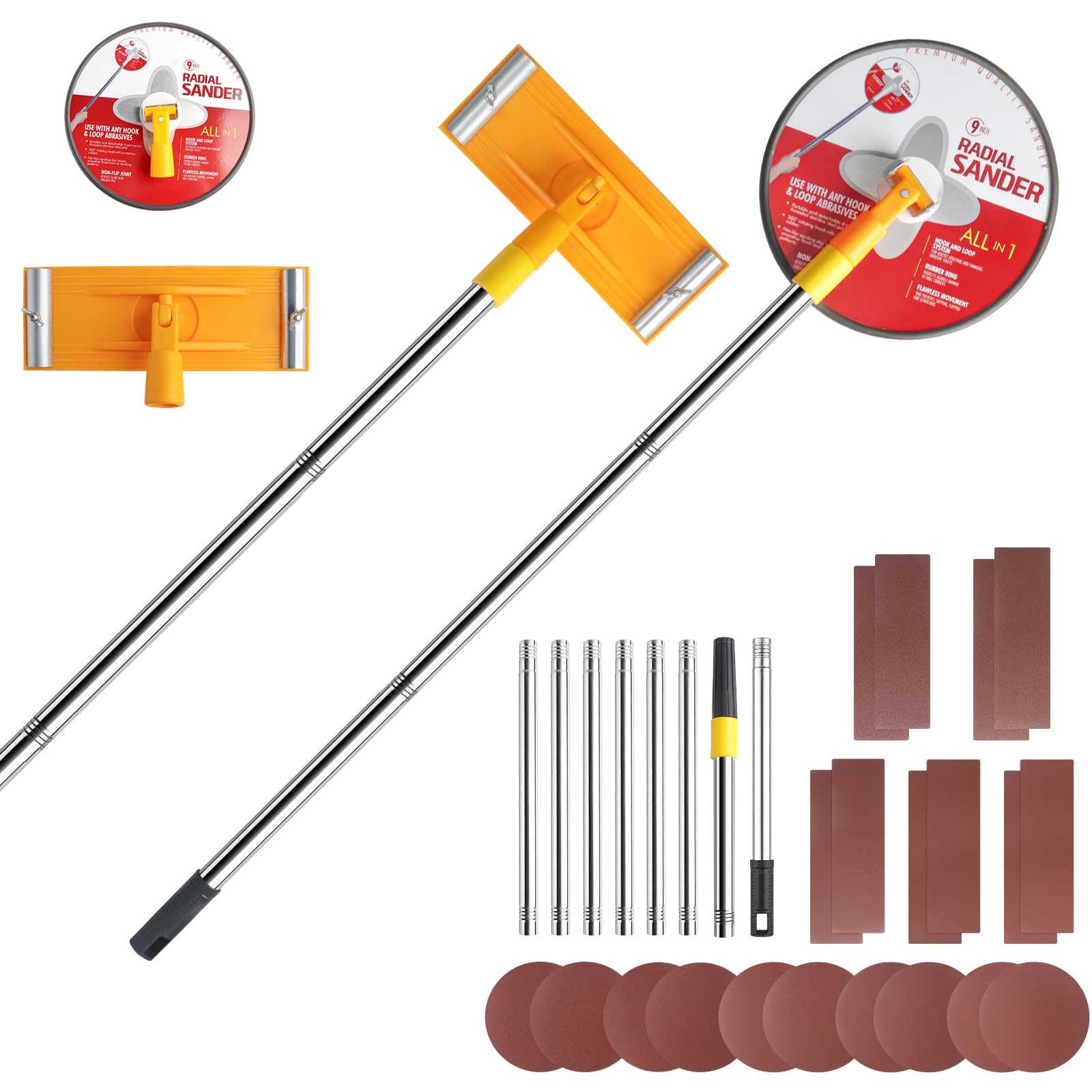 Drywall Pole Sander Kit - Extend Your Reach! -1