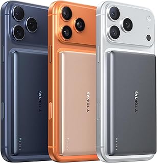 TORRAS MiniMag モバイル バッテリー MagSafe対応 Ultra Slim コンパクト マグネット式 ワイヤレス充電 Power Bank 5000mAh 急速充電 軽量 小型 CCC/PSE認証済 iPhone12～17対応 スペースグレー