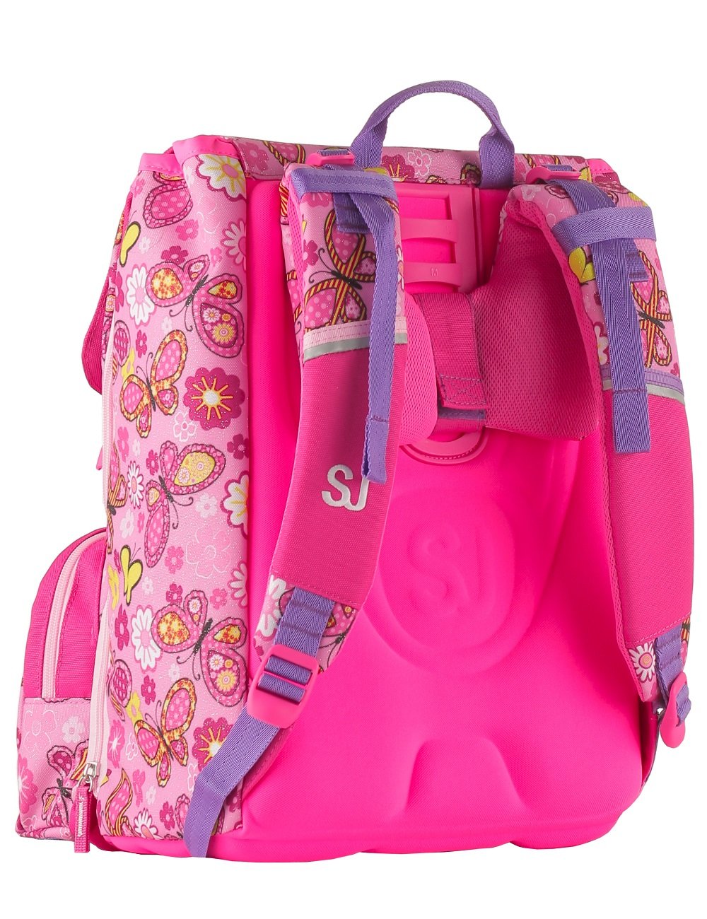 Seven S.P.A. Zaino Scuola sdoppiabile SJ Gang - High Tech - Rosa - Innovativo Sistema Regolazione Schienale - 28 LT elementari e Medie 3